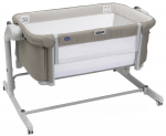 Кроватка CHICCO NEXT2ME MAGIC EVO — DESERT TAUPE