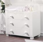 Тумба Micuna Juliette Luxe со стразами Swarovski CO-1550 — White