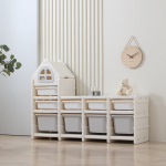 Стеллаж для игрушек UNIX Kids(9 ящиков) — Grey