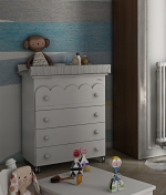 Пеленальный комод Micuna Amelia Aran B-1719 — White