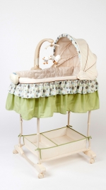 Колыбель-качалка BeeAngel — Зелёные круги