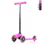 Самокат Y-SCOO RT GLOBBER My free FIXED — Pink