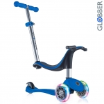 Самокат GLOBBER EVO 4 in1 с 3 светящимися колесами — Dark Blue