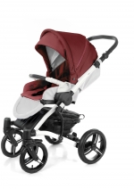 Прогулочная коляска Esspero Grand Tour (шасси White) — Cherry leatherette