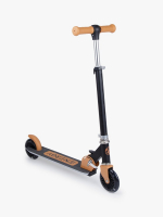 Самокат детский двухколёсный Amarobaby Energy — чёрный/коричневый