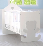 Детская кровать Baby Expert Casetta с реечными бортиками