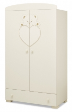 Шкаф двустворчатый Erbesi Cucciolo — Ivory (слоновая кость)