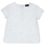 Блузка Chicco, цвет белый — Белый, р.128