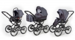 Коляска 3 в 1 Esspero Classic (шасси Black) — Dark Grey