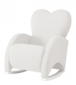 Кресло-качалка Micuna Wing/Love — White/White Leatherette