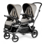 Коляска для двойни Peg Perego Duette Piroet — Luxe Grey
