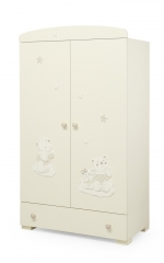 Шкаф двустворчатый Erbesi Nuvola — Ivory (слоновая кость)