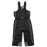 Полукомбинезон утепленный Chicco для мальчиков и девочек, с белыми полосками, цвет тёмно-серый — Темно-серый, р.80