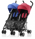 Коляска для двойни Britax Römer Holiday Double — Red/Blue mix