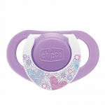 Пустышка Chicco Physio 2 шт., 12+, силикон, 