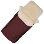 Конверт в коляску Hesba PREMIUM Weiss (натуральная овчина белый мех) — 330 / Weiner