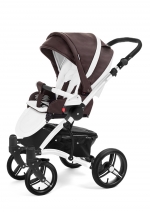 Прогулочная коляска Esspero Grand Tour (шасси White) — Nappa Brown