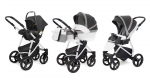 Коляска 3 в 1 Esspero Grand Newborn Lux (шасси White) — Royal Grey