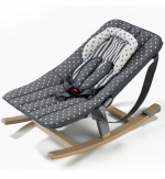 Шезлонг Geuther Rocco — серое в горошек