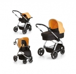 Коляска 3 в 1 Hauck Priya TrioSet — caviar-banana