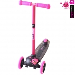 Самокат трехколесный Y-SCOO RT TRIO DIAMOND 120 Monsters 1 высота — pink Zoi