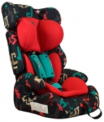 Автокресло Farfello GE-E — джунгли (red+colorful)