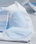 Покрывало Roman Baby CUORE DI MAMMA — Light Blue (Голубой)