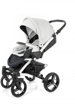 Прогулочная коляска Esspero Grand Tour (шасси White) — White leatherette