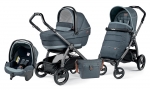 Коляска 3 в 1 Peg Perego Book S XL Set Modular (шасси Jet) — Blue Denim