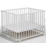 Детский манеж-кроватка Geuther Lucilee 94,5х102 — белый 32