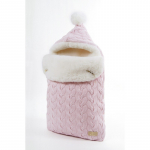 Конверт меховой Ma Licorne Mouton — Rose (розовый)