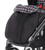 Накидка на ножки для коляски Esspero X-Drive — Coral Black Checker