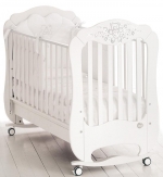 Детская кровать Baby Expert Diamante — белый