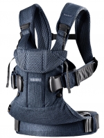 Рюкзак-Кенгуру BabyBjorn "One Mesh" New version — Темно-синий