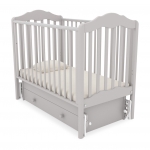 Детская кроватка Gandilyan (Гандылян) Анастасия (маятник) — Белая ночь