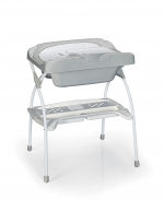 Пеленальный столик BabyLand by RAL-GOM Elios 2 в 1 — Серый (Little Sea)