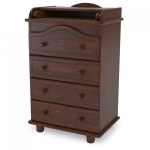 Пеленальный комод Gandilyan (Гандылян) Аистенок мини люкс — Орех