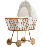 Кроватка-люлька Italbaby Sweet Star с капюшоном — Крем