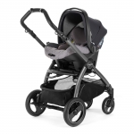 Автокресло Peg Perego Primo Viaggio SL на шасси Book S (шасси Jet) — Luxe Grey