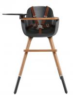 Стульчик для кормления Micuna OVO T-1771 Luxe One — Anthracite Grey/Mahogany