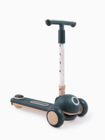 Самокат (кикборд) трехколесный Amarobaby Balance — черный/кремовый