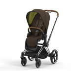 Прогулочная коляска Cybex Priam IV (шасси Chrome Brown) — Khaki Green