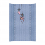 Пеленальный матрасик без изголовья Ceba Baby 70 см на кровать Denim Style W-200
