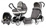 Коляска 3 в 1 Peg Perego Book 51 XL Set Modular (шасси White/Black) — Ascot