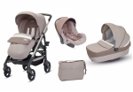 Коляска 3 в 1 Inglesina Trilogy System — Ecru (цельная ручка)