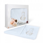 Комплект постельного белья в коляску Esspero Lui 5 предметов — Мишка Голубой