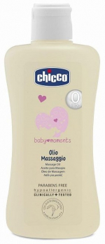 Массажное масло Chicco Baby Moments 0м+, 200 мл