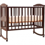 Детская кроватка Кубаньлесстрой Лютик АБ 15.0 — Махагон