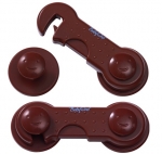 Защита для шкафчиков BabyOno (2шт.) — Коричневый