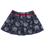 Юбка Chicco, принт Цветы, цвет синий — Синий, р.92